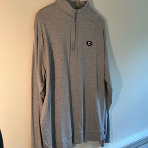 UGA Peter Millar Quarter Zip Large